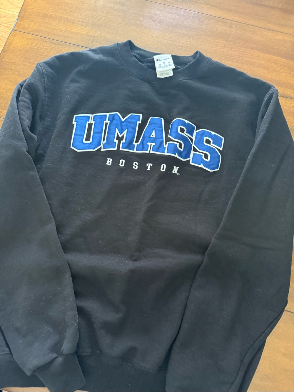 UMASS Boston sweatshirt
